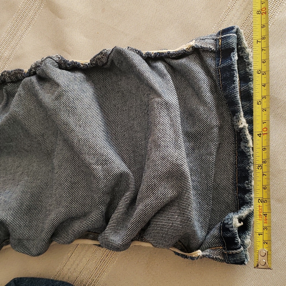 ZARA Trafaluc NEW Jeans Women's 6 Slouchy Ruched Extra Long NWT - Picture 15 of 16